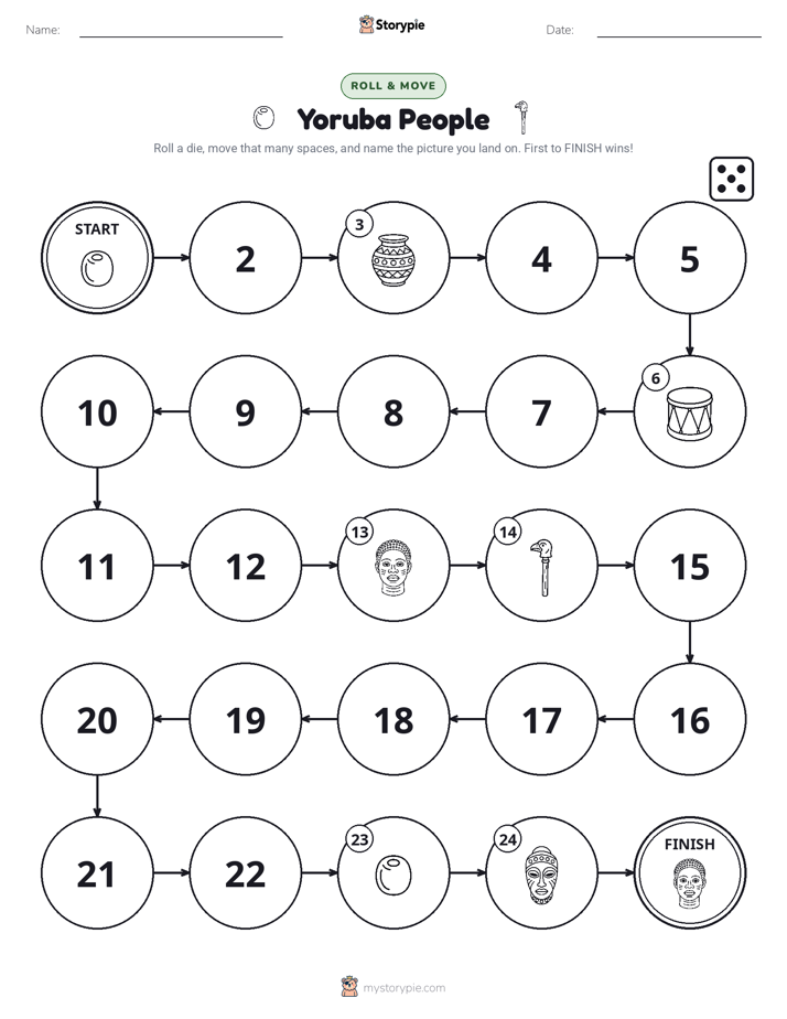 Roll & Move Game