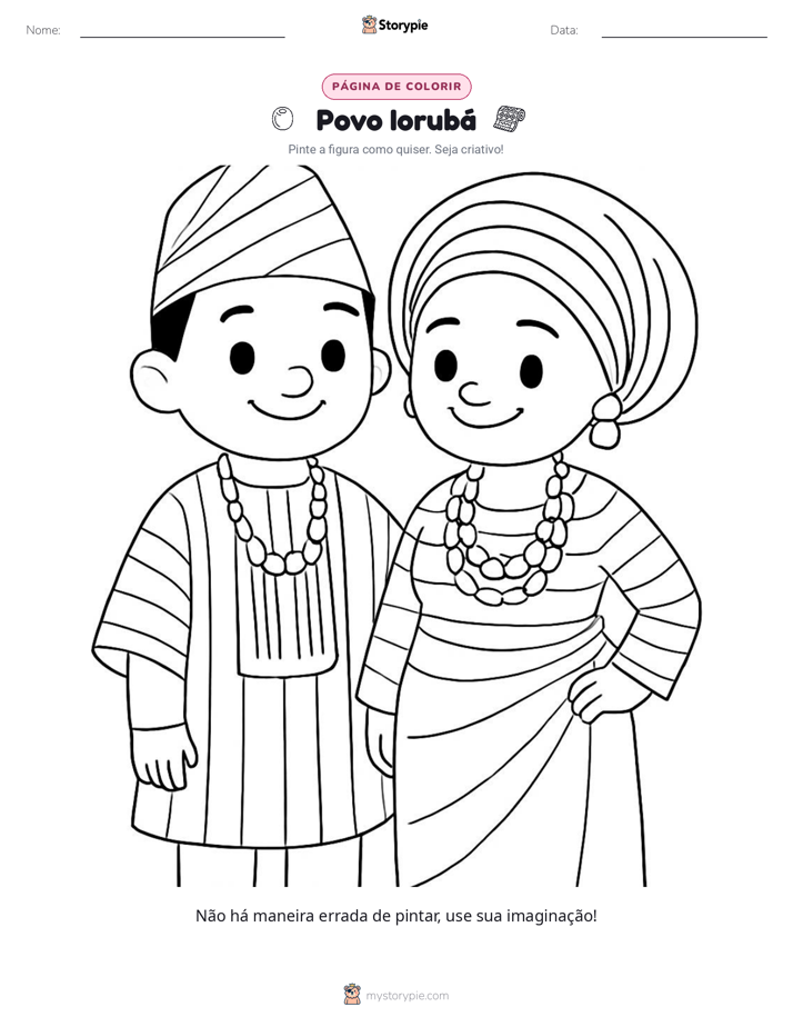 Página para colorir