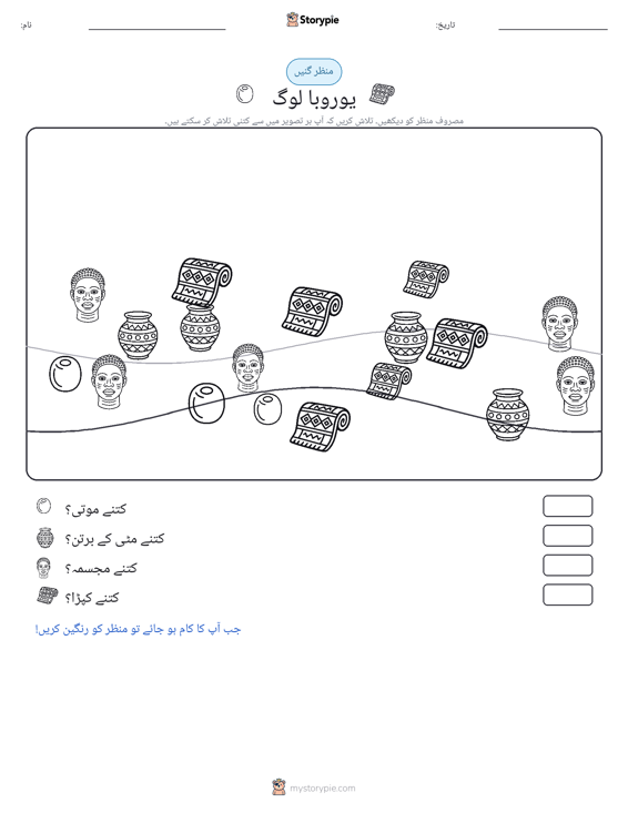 گنتی کا منظر