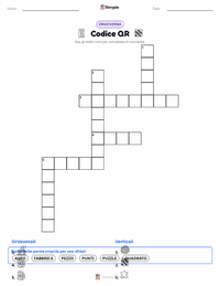Anteprima della scheda stampabile di Codice QR