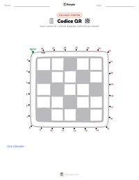 Anteprima della scheda stampabile di Codice QR
