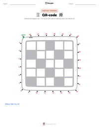 QR-code afdrukbare werkblad voorbeeld