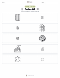 Anteprima della scheda stampabile di Codice QR