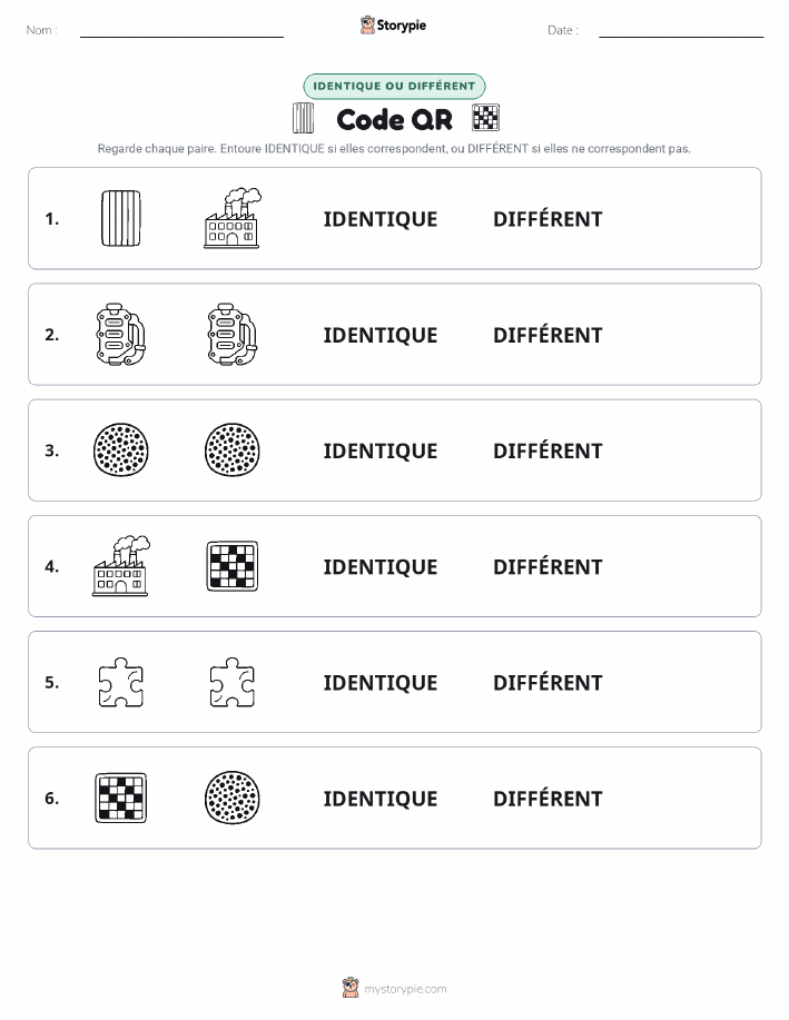 Identique ou Différent