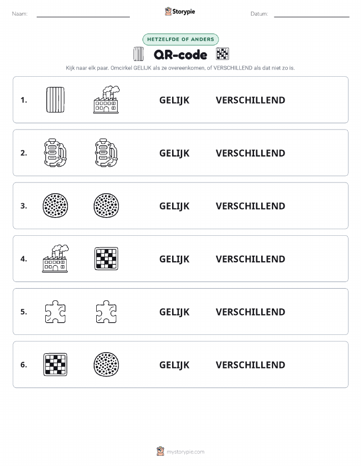 Zelfde of Verschillend