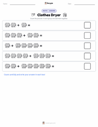 Clothes Dryer printable worksheet preview