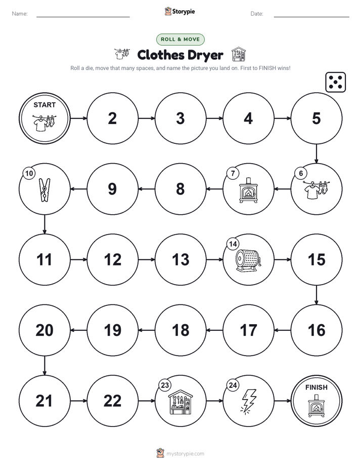 Roll & Move Game