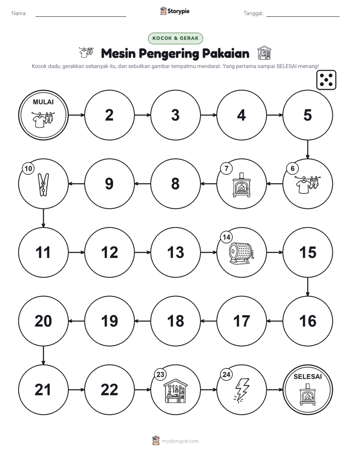Permainan Gulung & Pindah