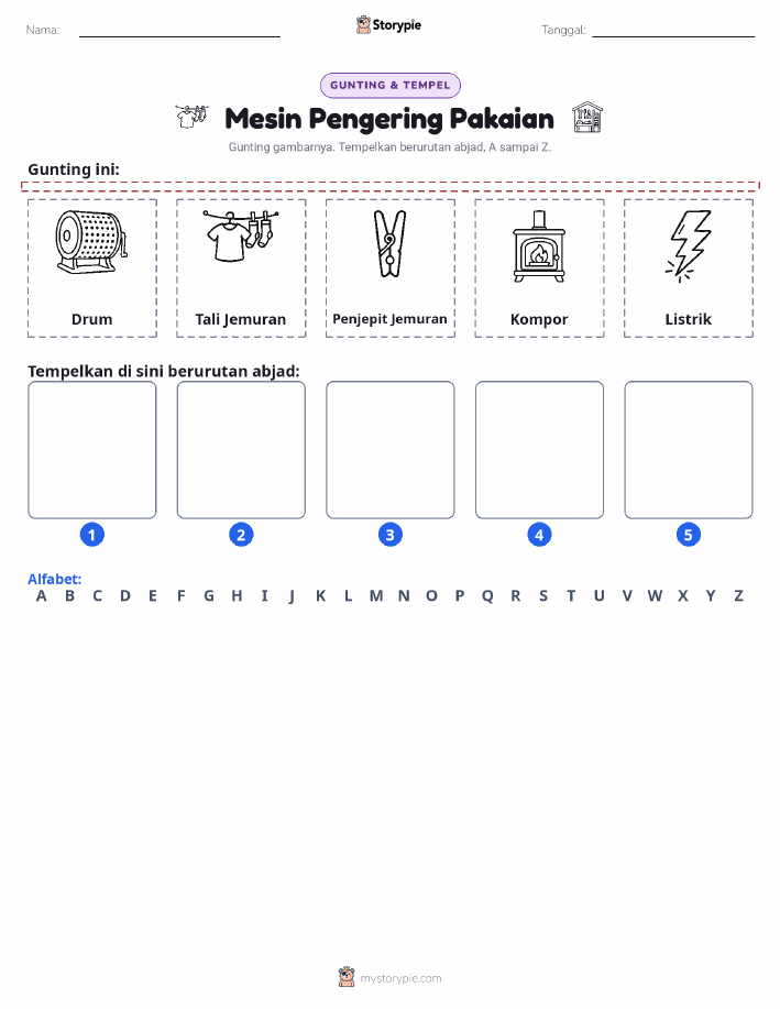 Potong & Tempel Huruf