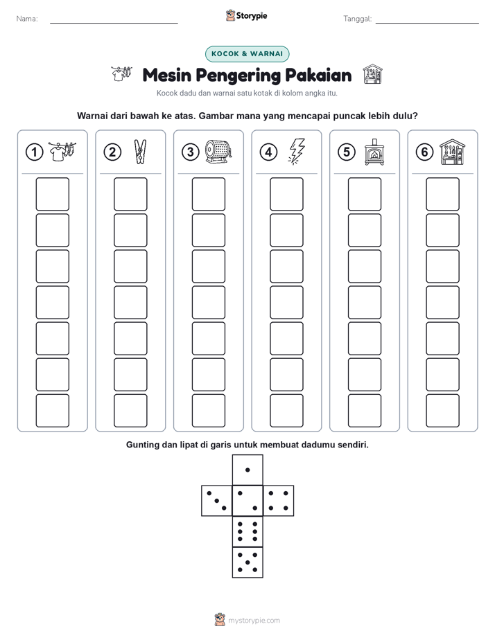 Gulung & Warnai