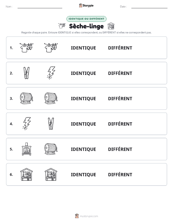 Identique ou Différent