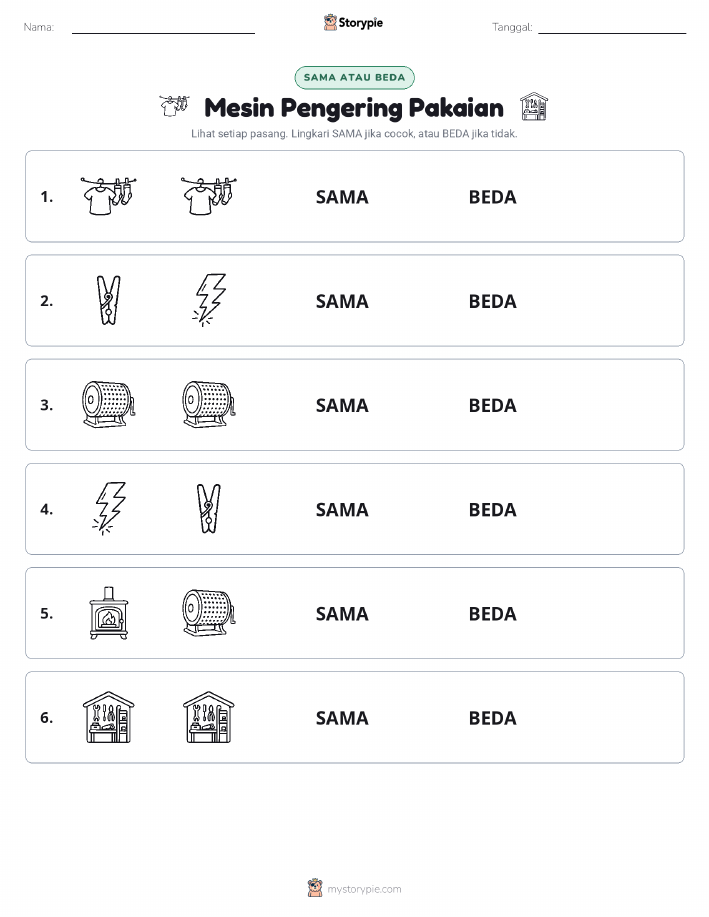 Sama atau Berbeda