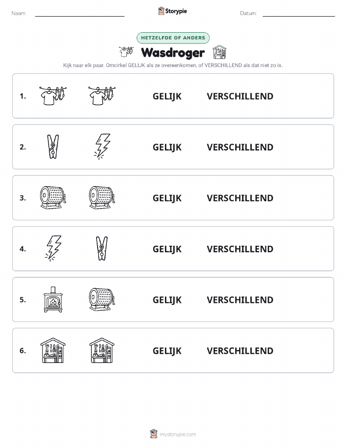 Zelfde of Verschillend