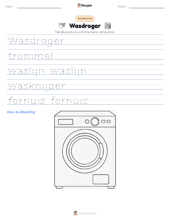 Schrijf Oefening
