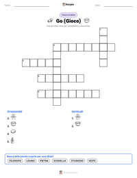 Anteprima della scheda stampabile di Go (Gioco)