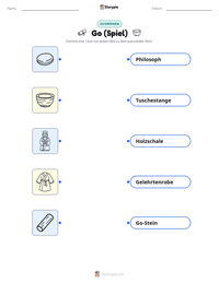 Go (Spiel) druckbare Arbeitsblatt Vorschau