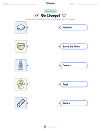 Vista previa de la hoja de trabajo imprimible de Go (Juego)