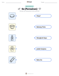 Prabaca lembar kerja cetak Go (Permainan)