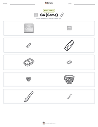 Go (Game) printable worksheet preview