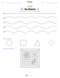 Go (Game) printable worksheet preview