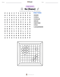 Go (Game) printable worksheet preview