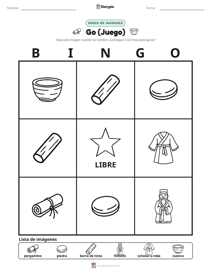 Bingo de Imágenes