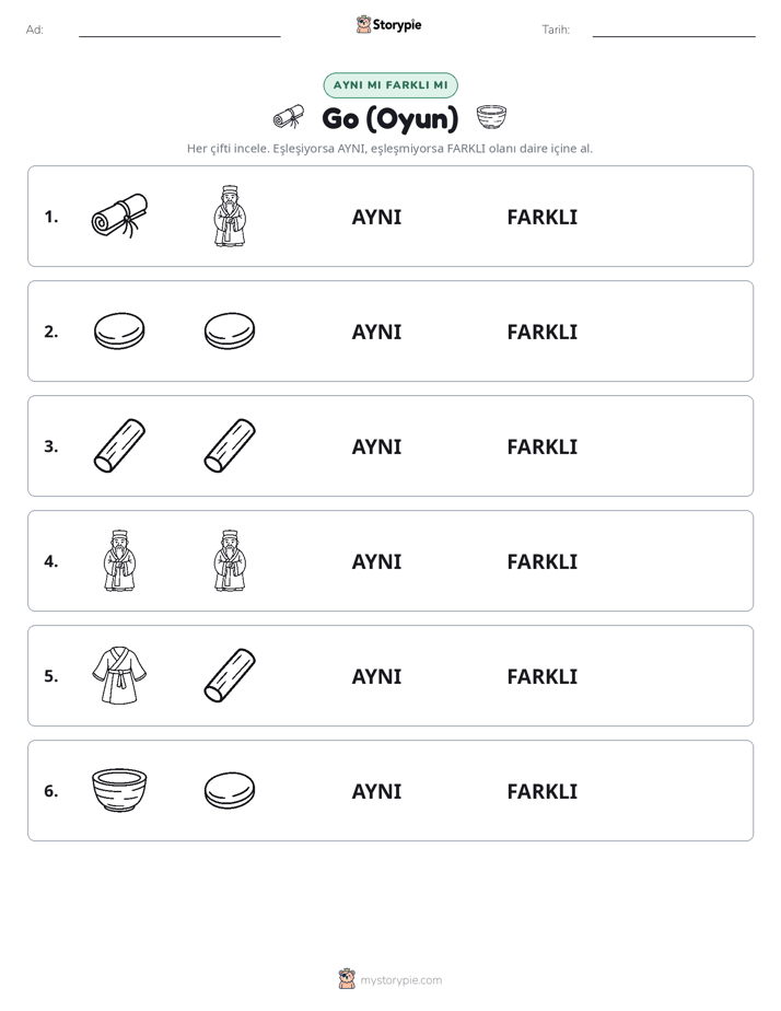 Aynı mı Farklı mı