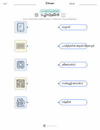 ടച്ച്സ്ക്രീൻ പ്രിന്റ് ചെയ്യാവുന്ന വർക്ക്‌ഷീറ്റ് മുൻകൂർ കാഴ്ച