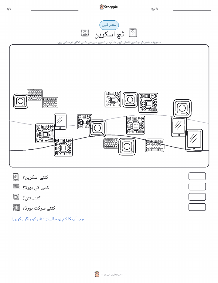 گنتی کا منظر