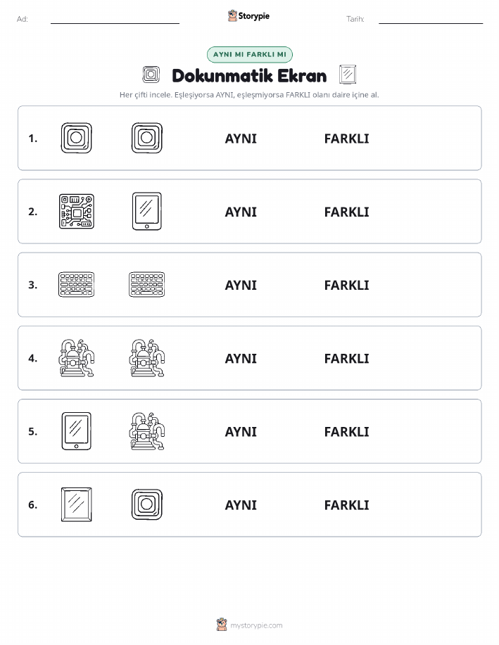Aynı mı Farklı mı