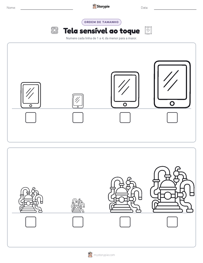 Ordem de Tamanho