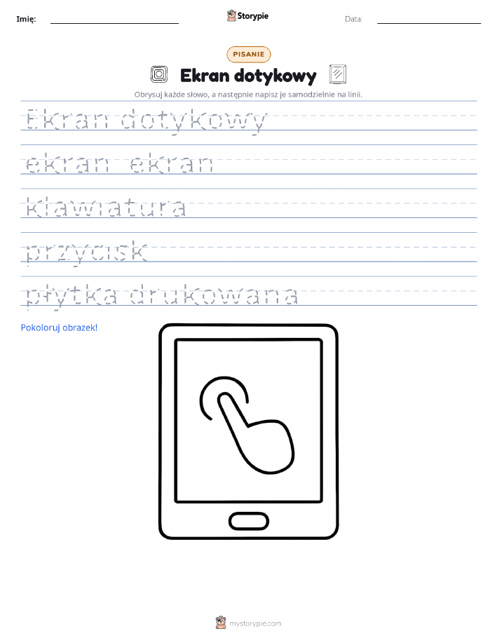 Ćwiczenie Pisania