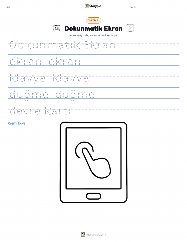 Yazma Pratiği