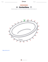Contactlens afdrukbare werkblad voorbeeld