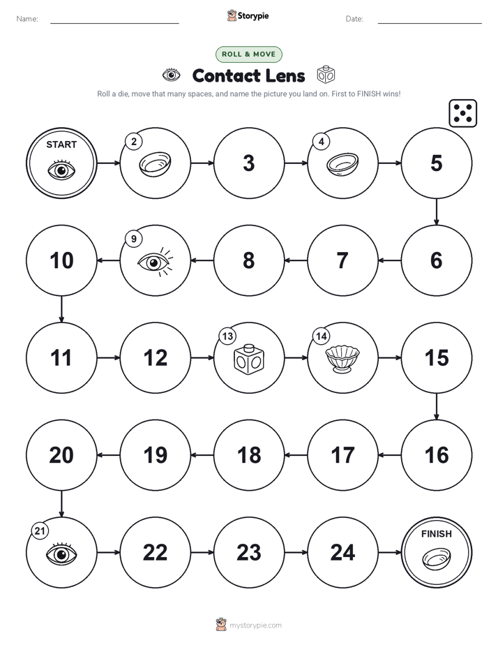 Roll & Move Game