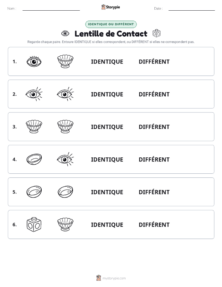 Identique ou Différent