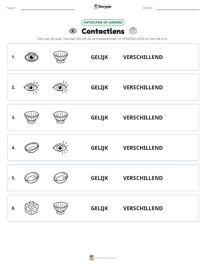 Zelfde of Verschillend