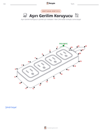 Aşırı Gerilim Koruyucu yazdırılabilir çalışma sayfası önizlemesi