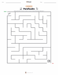 Aperçu de la feuille de travail imprimable Parafoudre
