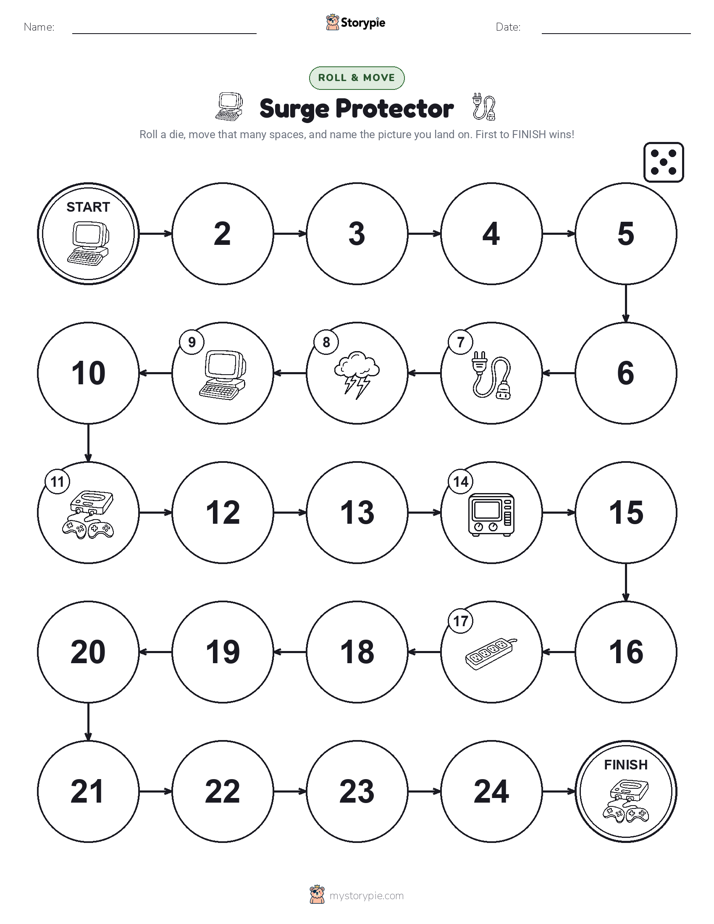 Roll & Move Game