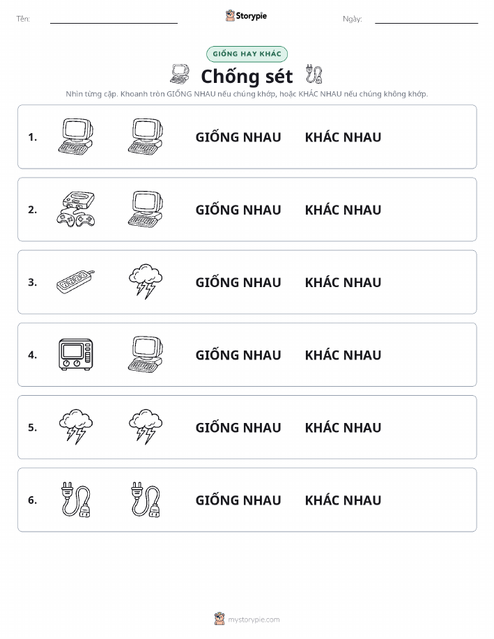 Giống Hay Khác