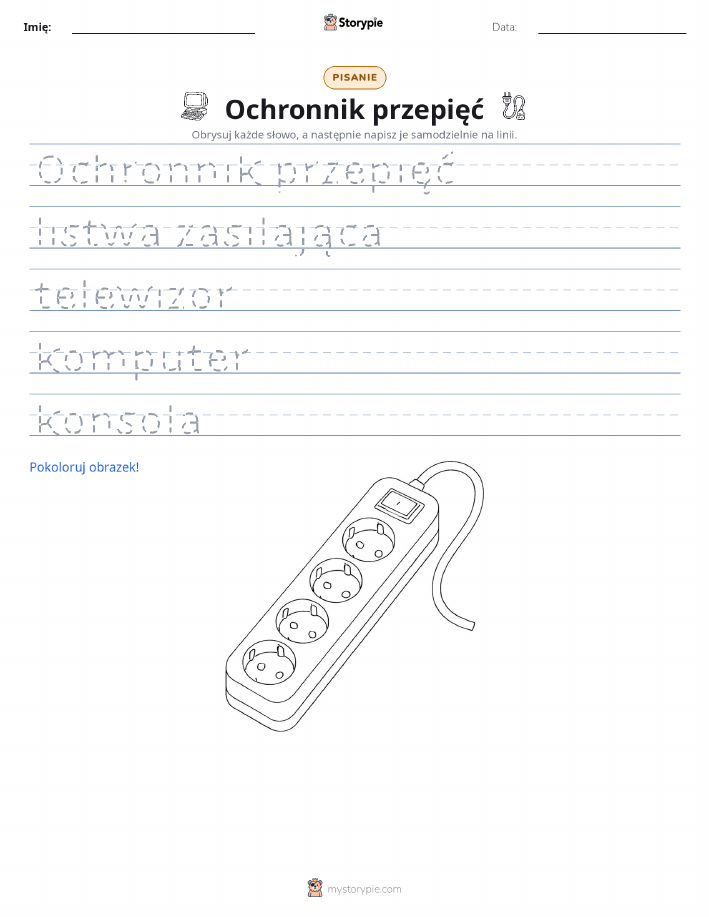 Ćwiczenie Pisania