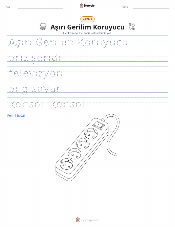 Yazma Pratiği