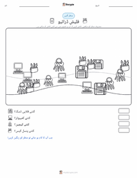 فلیش ڈرائیو پرنٹ کرنے کے قابل ورکشیٹ کا پیش نظارہ