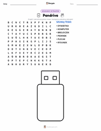Podgląd drukowalnego arkusza ćwiczeń Pamięć USB