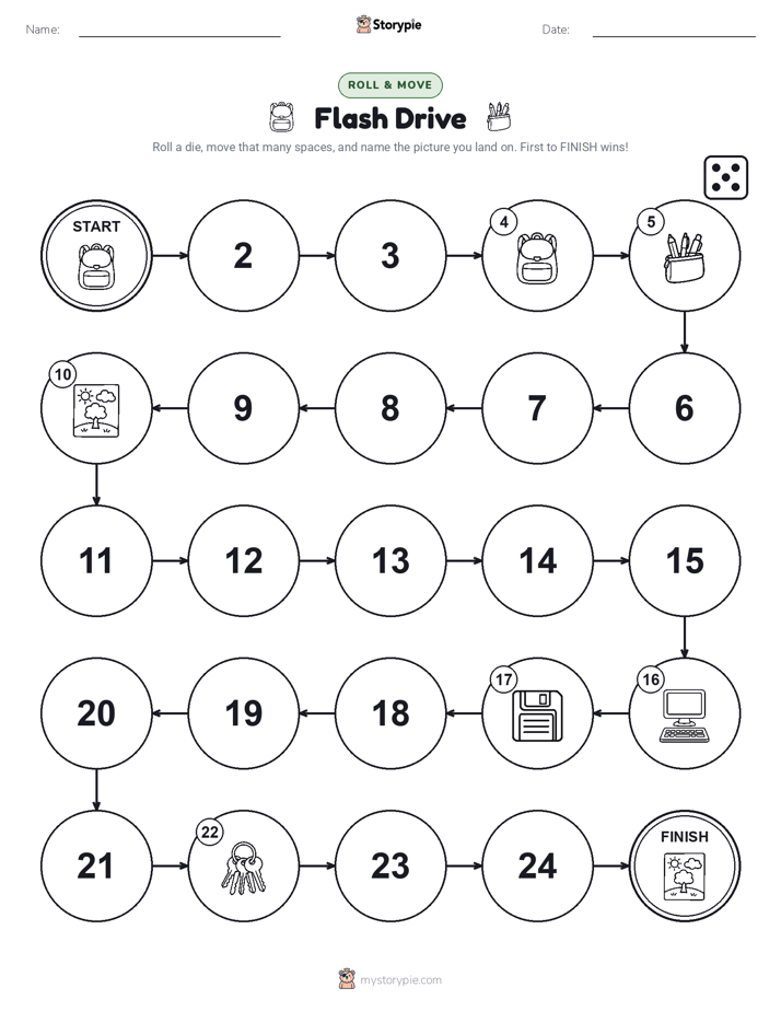 Roll & Move Game