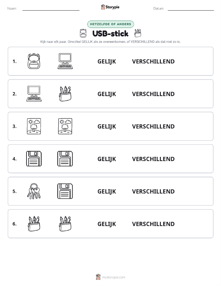 Zelfde of Verschillend