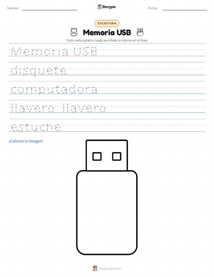 Práctica de Escritura