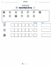 Hard Disk Drive printable worksheet preview