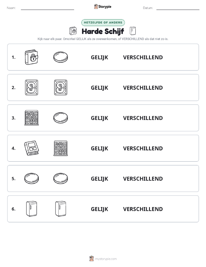 Zelfde of Verschillend